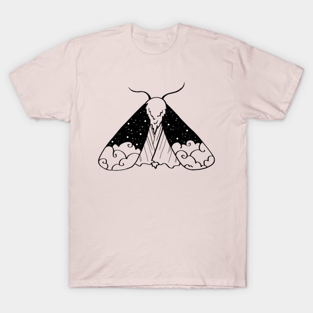 Night Sky Moth - Variant T-Shirt by Ellen Wilberg